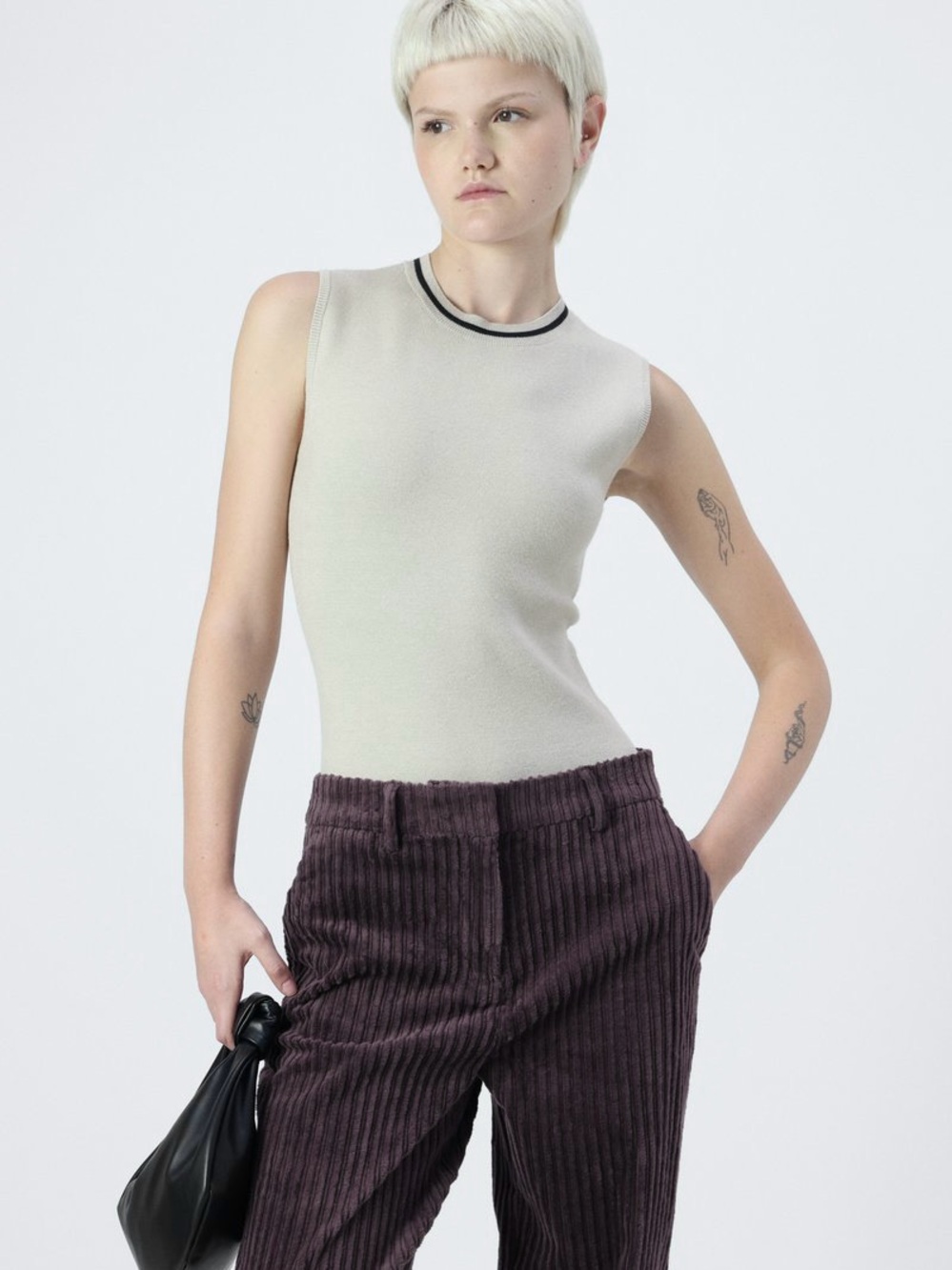 Abercrombie & Fitch Luxeloft Bare Knit Tank Bodysuit